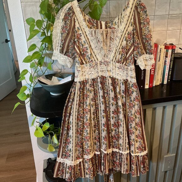 Gunne Sax Vintage Dress - Picture 1 of 9